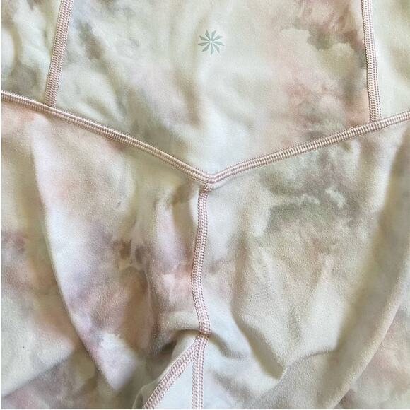 Athleta High Rise Elation Leggings Athletic 25" Snow Dye Rosario Pink Size Small - Picture 10 of 12